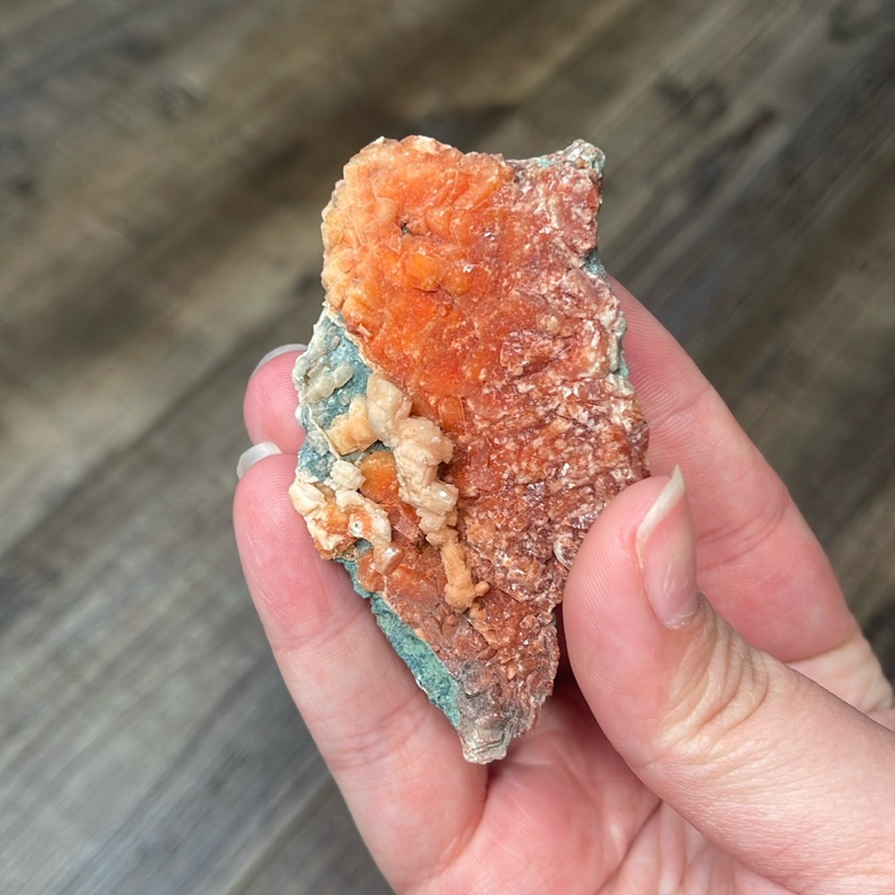 GORGEOUS Red Apophyllite crystal✨